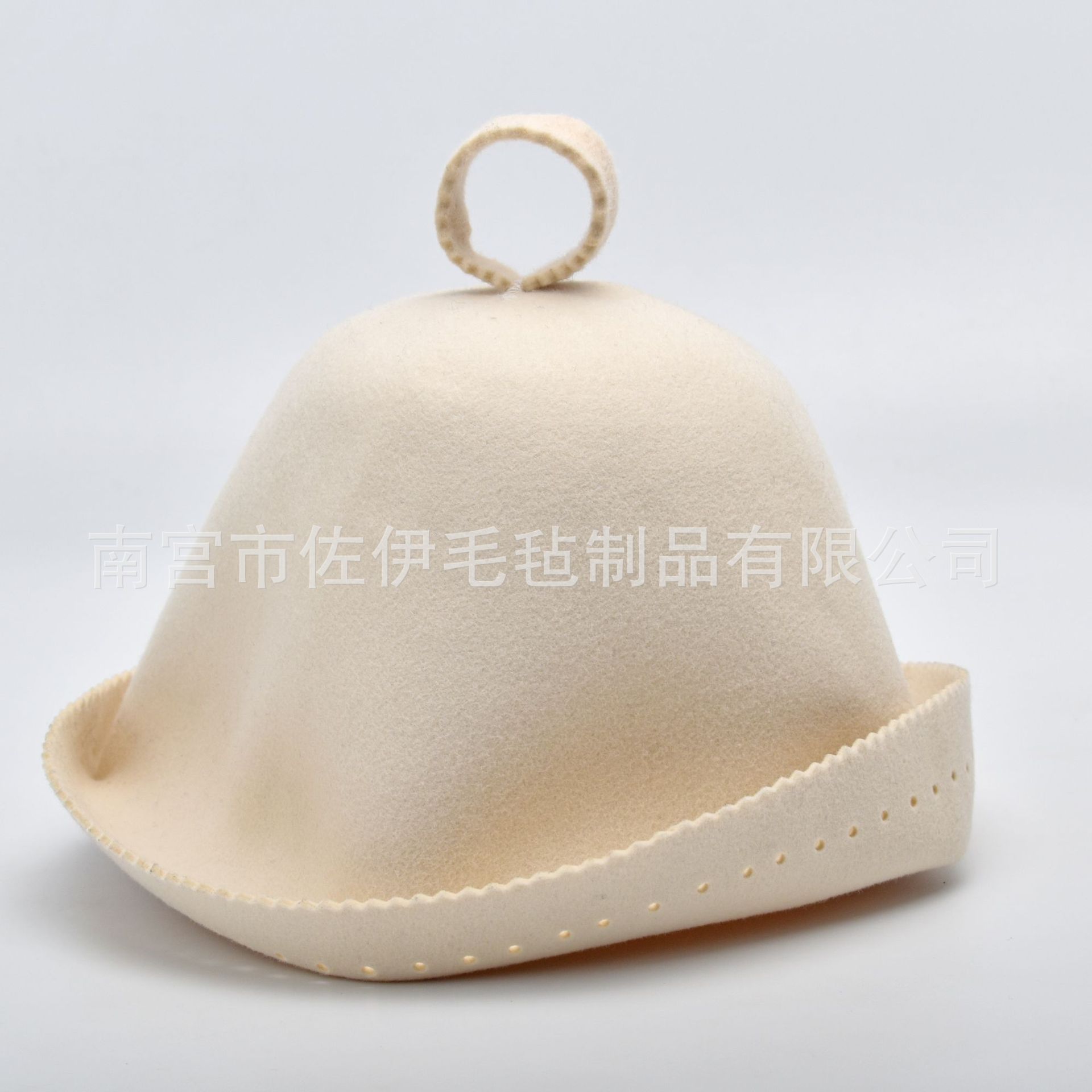 Picture of High-end cross-border felt sauna cap hot spring bath felt sauna cap integrated pressure European wool sauna cap