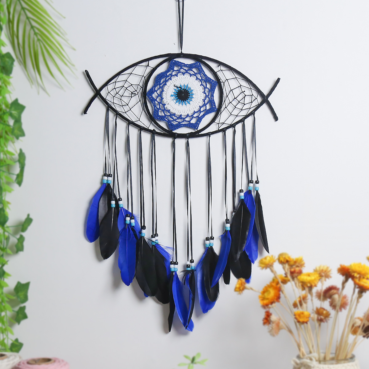 Picture of Cross-border Hot Devil's Eye Home Decoration Dream Catcher Wall Hanging Wall Decoration Dream Catcher