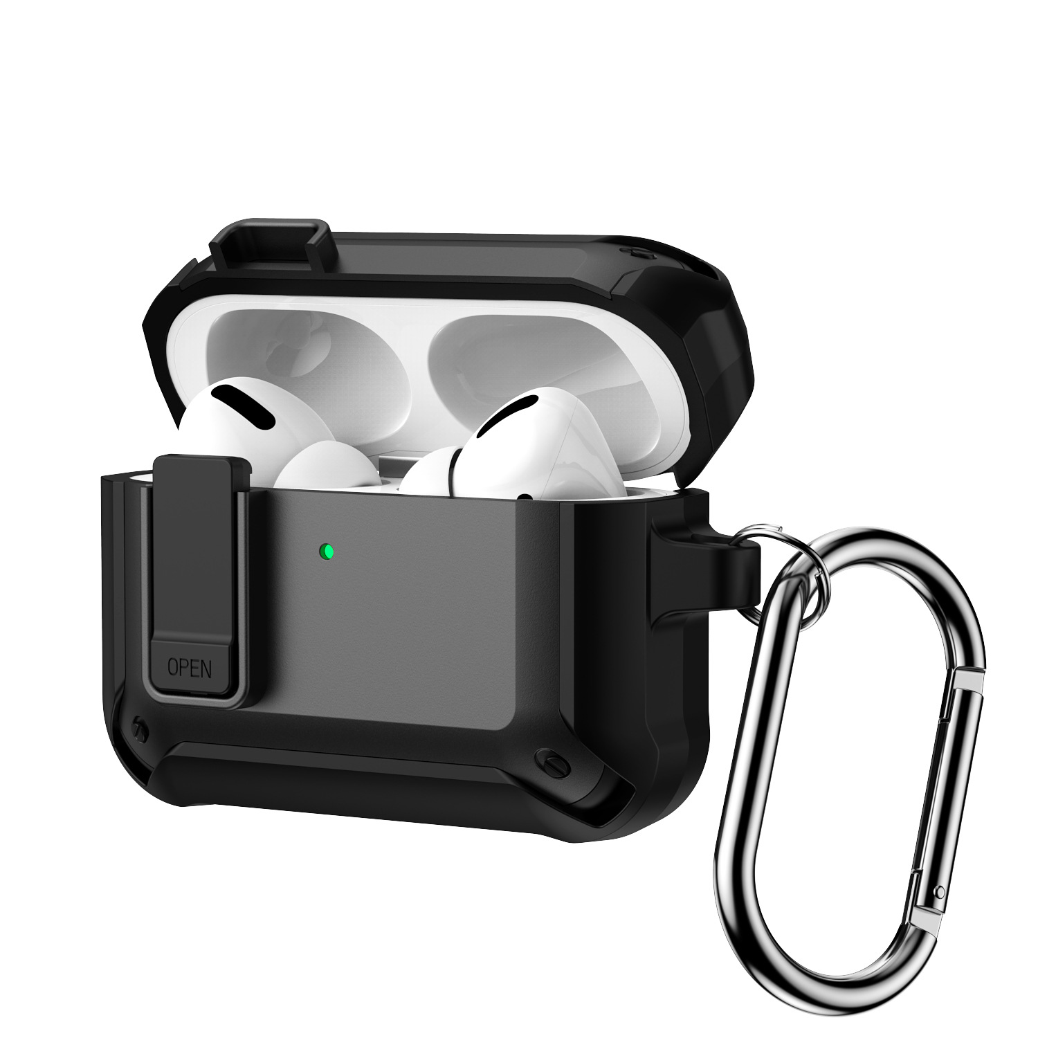 Picture of AirPods Pro 3 case is compatible with Apple Pro 2 2nd generation earphone case lock and AirPods 4th generation protective cover