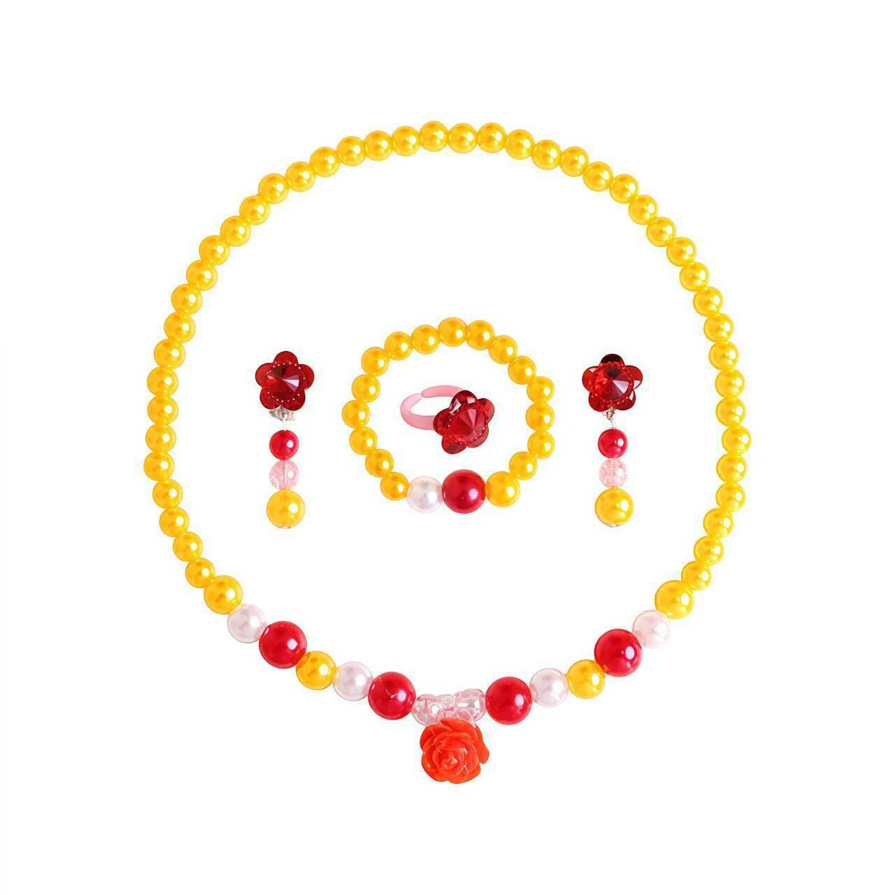 Picture of Amazon New Kidsren's Necklace Unicorn Bead Set DIY Kidsren's Jewelry Girls Ring Necklace Wholesale