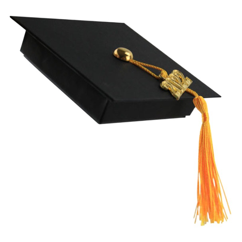 Creative Personality Jewelry Box New Graduation Season Gift Return Box Bachelor Hat Candy Box Packaging Paper Box