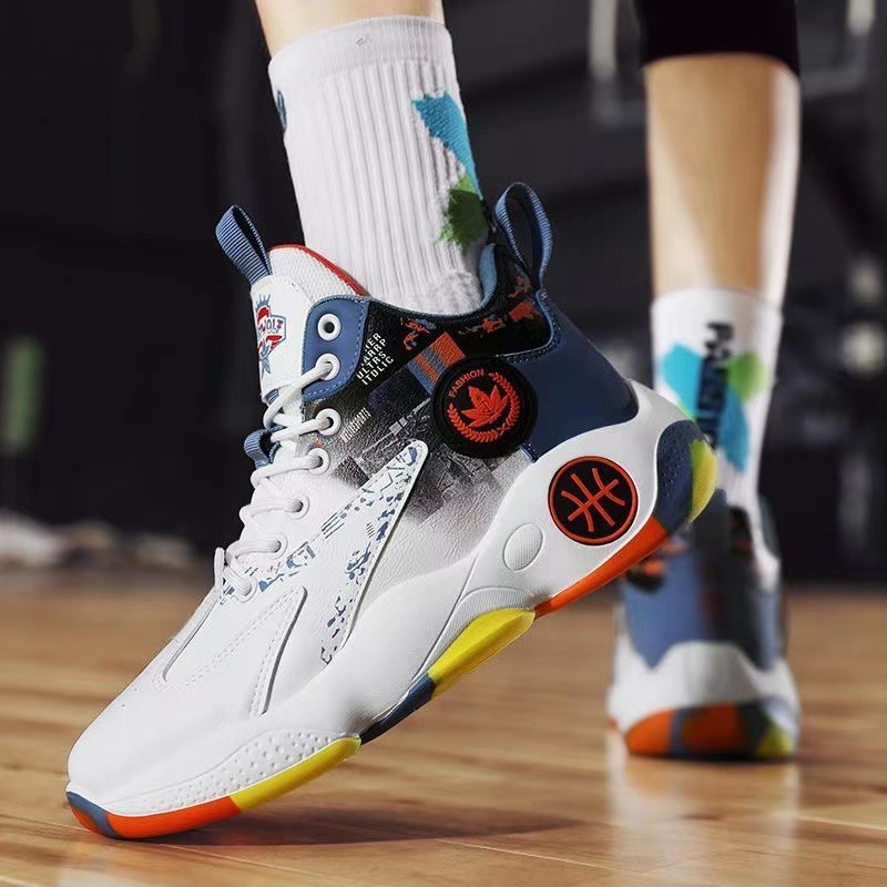 Picture of Basketball Shoes 2025 Cross-border New Amazon Student Shoes Fashion Comfortable sneaker Men's National Fashion Cool Street Shoes