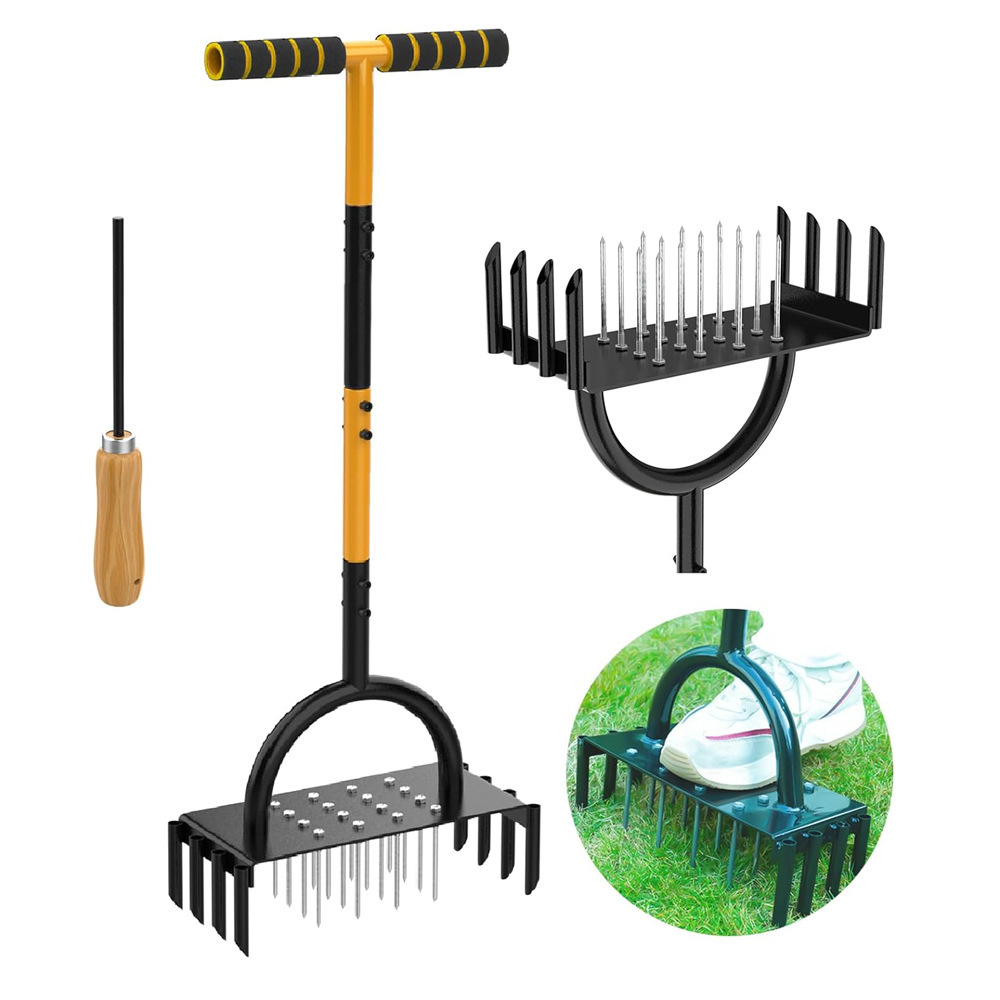 New cross-border ripper turning artifact Lawn Aerator Spike Manual Tool