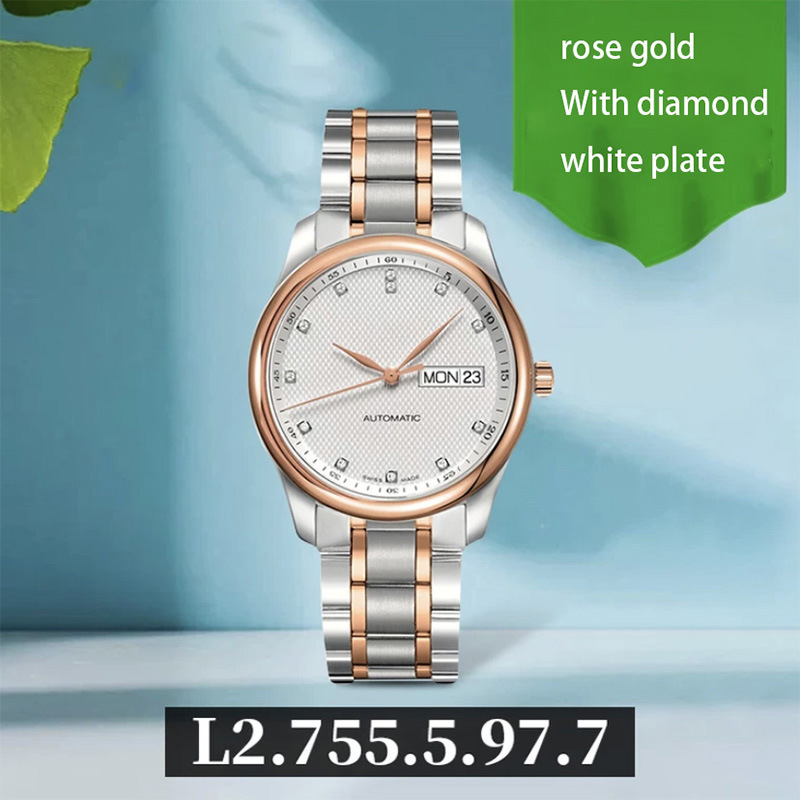 Picture of High-Quality Watch Famous Craftsman Classic Three-Hand Fashion Ultra-Thin Steel Band Fully Automatic Mechanical Watch Men's Danaleno Watch