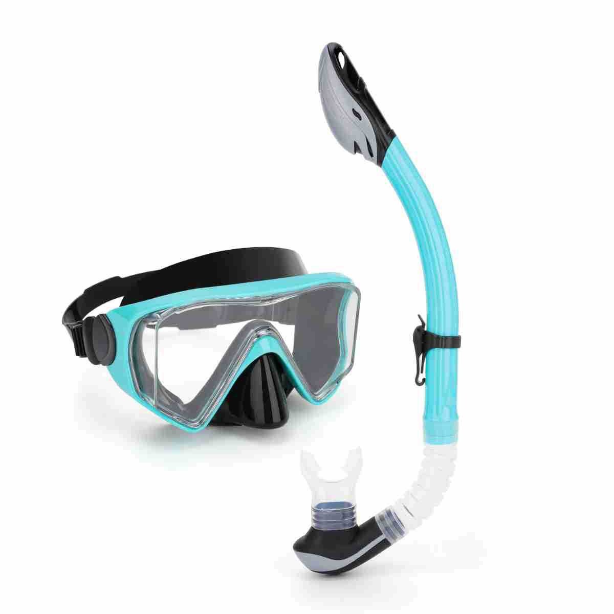 Wave Promotion Professional Snorkeling Two-Piece Equipment Diving Goggles Snorkel Snorkel Large Frame Large Field of View