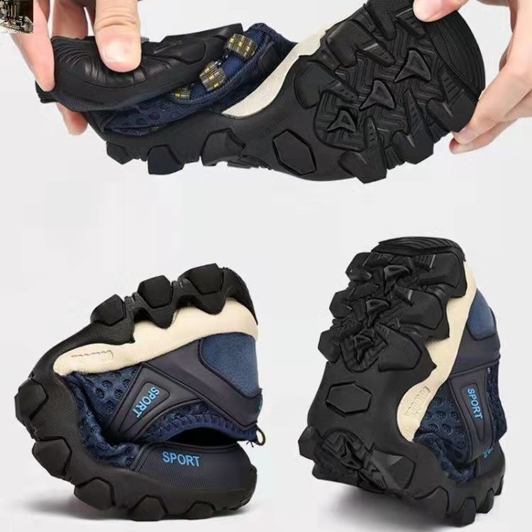 Picture of Summer men's shoes wading shoes outdoor breathable hiking shoes cross-border wholesale comfortable hollow mesh men's shoes