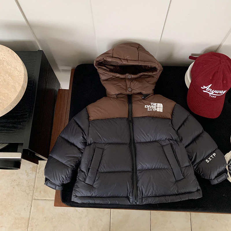 Picture of Children's Clothing Boys' Down Jacket 2024 New Style Winter Boys' Winter Clothing Western Style Thickened Hooded Coat Trendy