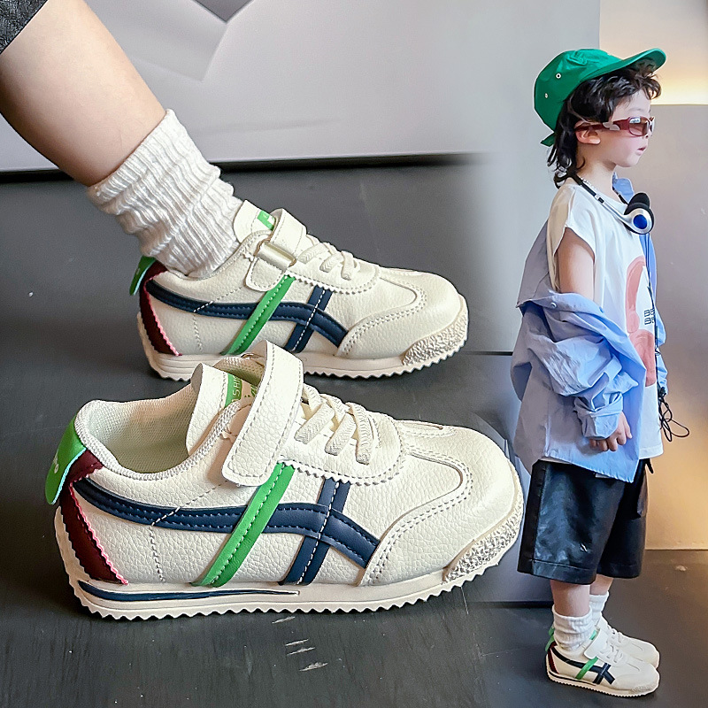 Girls' Sports Shoes 2025 Spring and Summer New Style Medium and Large Children's Boys' Forrest Gump Shoes Breathable Soft Sole Trendy Brand Girls' Shoes