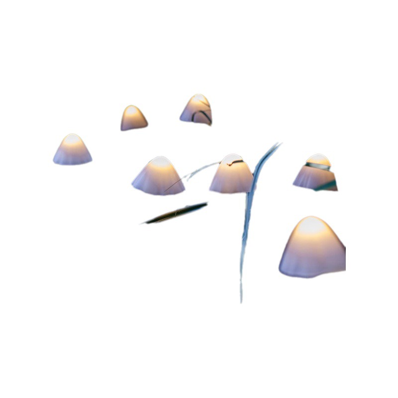 Ground Mushroom String Lights Christmas Holiday Decorative Landscape Lights Outdoor Courtyard Garden Lights Solar LED String Lights