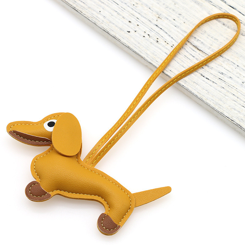 Picture of New Cartoon Personalized Keychain Bag Pendant Miu Series Dachshund Animal Shape Bag Pendant Decoration Wholesale