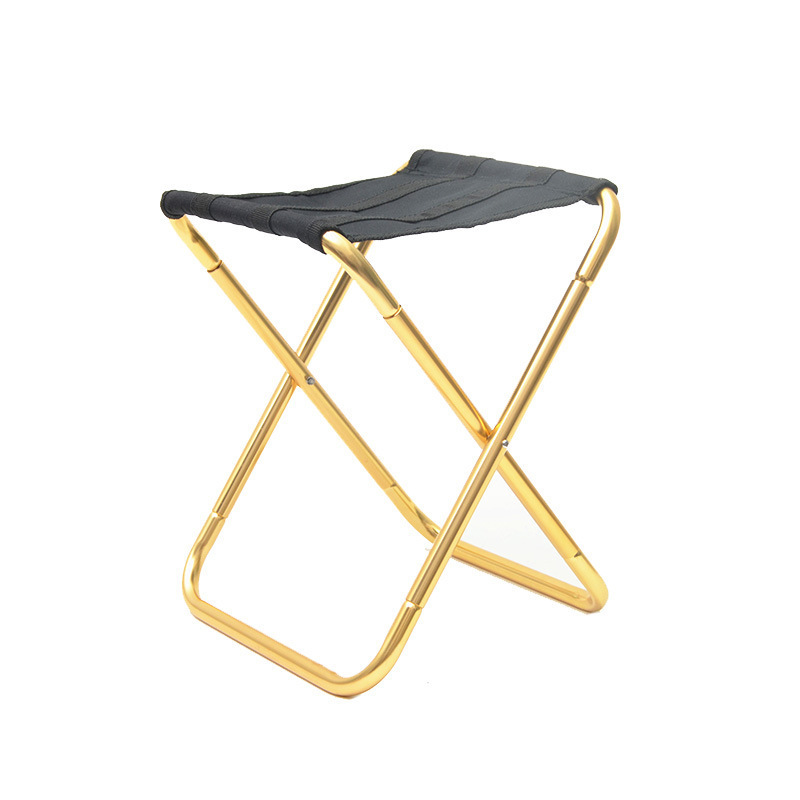 Picture of Cross-Border Outdoor Fishing Folding Stool, Mini Folding Stool, Aluminum Alloy Special Folding Chair with Backrest, Lightweight