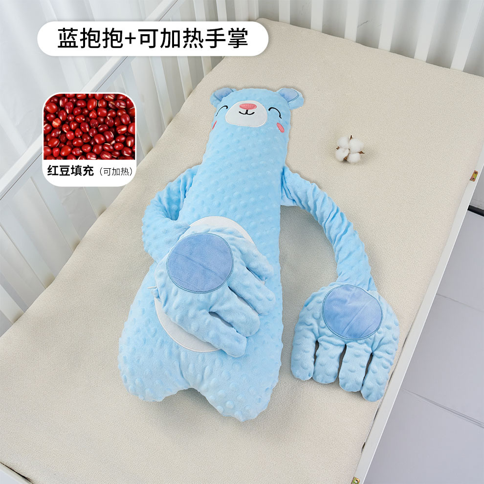 Picture of Baby soothing palm baby pillow to hug sleep pat to coax baby artifact newborn anti-startled lying sleep soothing pillow