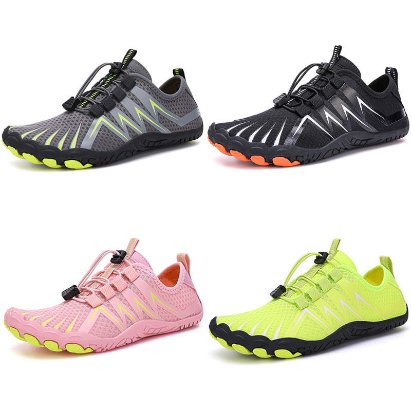 Cross-border Five-finger Tracing Shoes Couple's Beach Swimming Shoes Floating Diving Shoes Quick-drying Barefoot Wading Hiking Shoes Batch