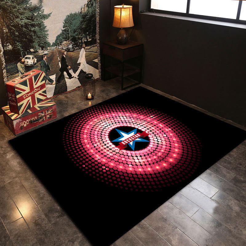 Picture of Factory wholesale in stock drum carpet mat jazz drum non-slip mat sound insulation dust removal carpet drum blanket a generation of hair