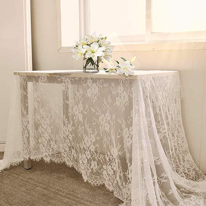 European American table flag chair Cabinet lace decoration table lace large tablecloth table flag wedding decoration supplies