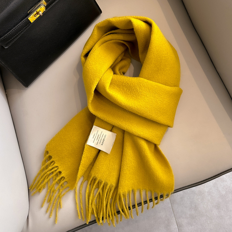 Picture of 2025 New Autumn and Winter Warm Scarf Women's Easiest for Match Long Pure Wool Scarf Men's Couple Style Spot Wholesale