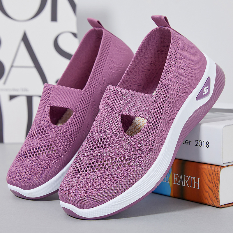 Picture of Women's Shoes Summer 2025 Breathable Comfortable Shoes Cross-border Middle-aged and Elderly Mother Shoes Soft-soled Casual Mesh Shoes for Children