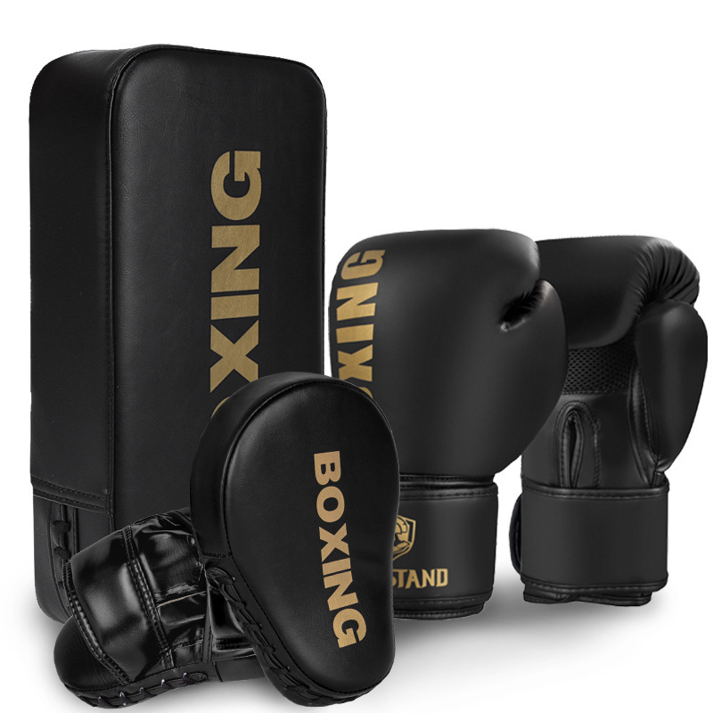 Picture of Boxing gloves combination set hand target foot target adult children's sanda fighting boxing glove training equipment for men and women