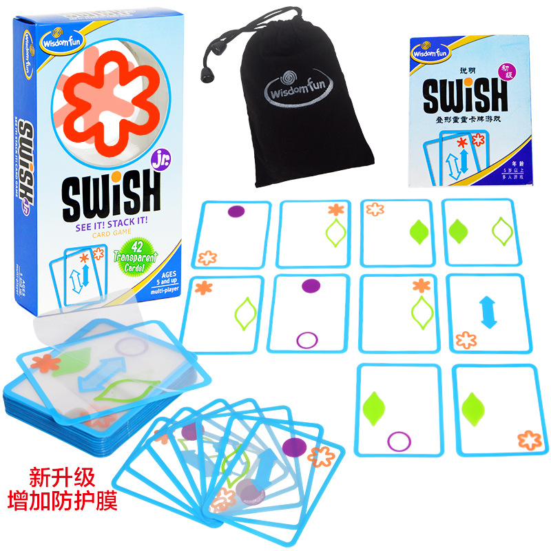 Overshadow Heavy Young Junior Card Swish Card Game Children's Educational Board Game Toy