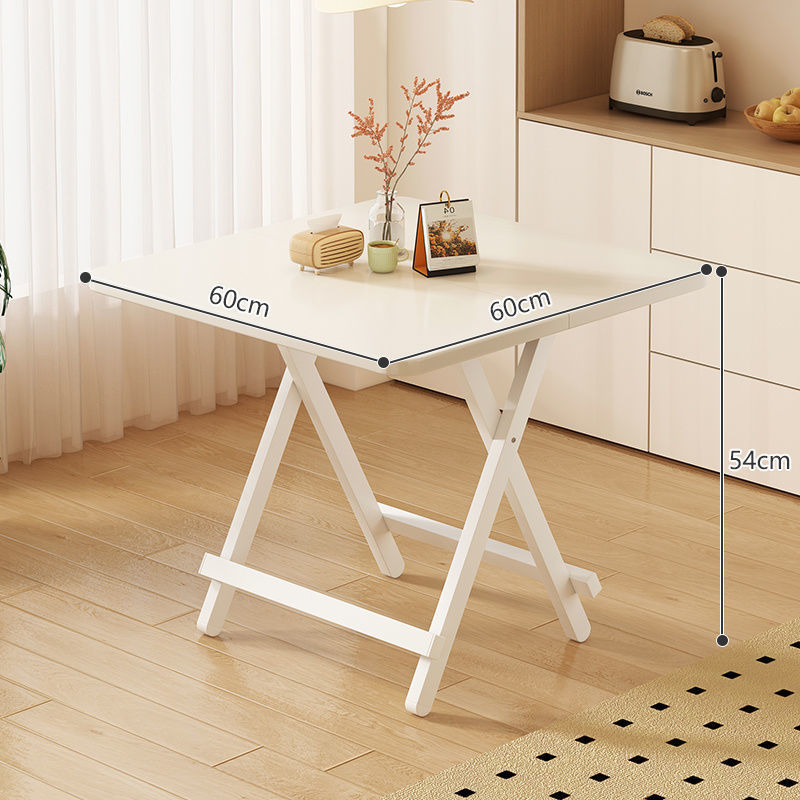 Picture of Foldable dining table, portable night market, stall, square table, household small apartment, rental room, dining table, dormitory, homework