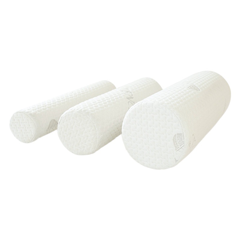 Neck Pillow Round Head Pillow Cervical Pillow Memory Foam Pillow Core Cylindrical Pillow Cervical Pillow Cervical Pillow Lumbar Pillow
