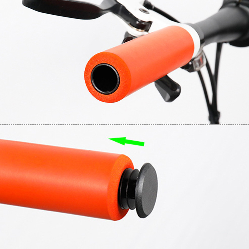 Picture of DRCKHROS mountain bike handlebar cover plug bicycle handlebar plug traffic jam handlebar cover plug bicycle accessories