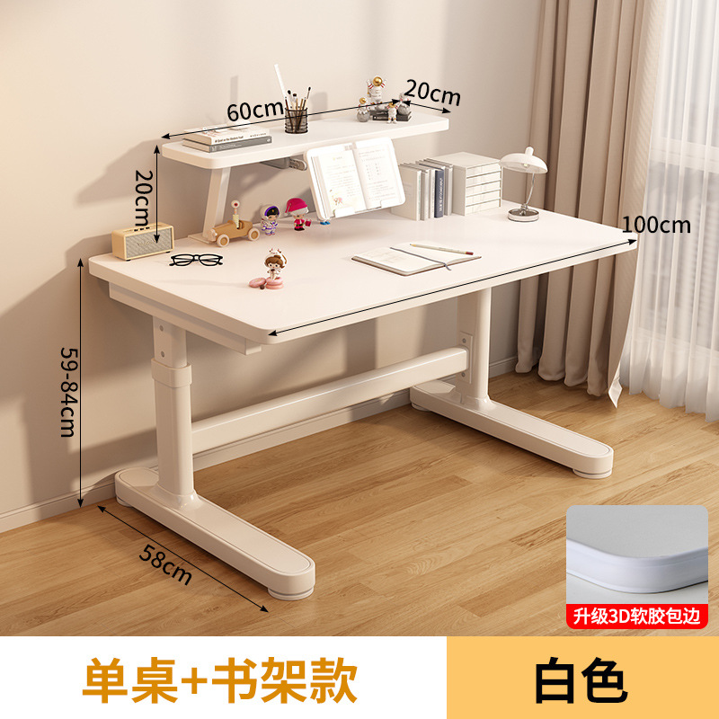Picture of Manufacturer Children's Study Table Primary and Secondary School Students Writing Table Home Computer Table Liftable Solid Wood Desk Study Table