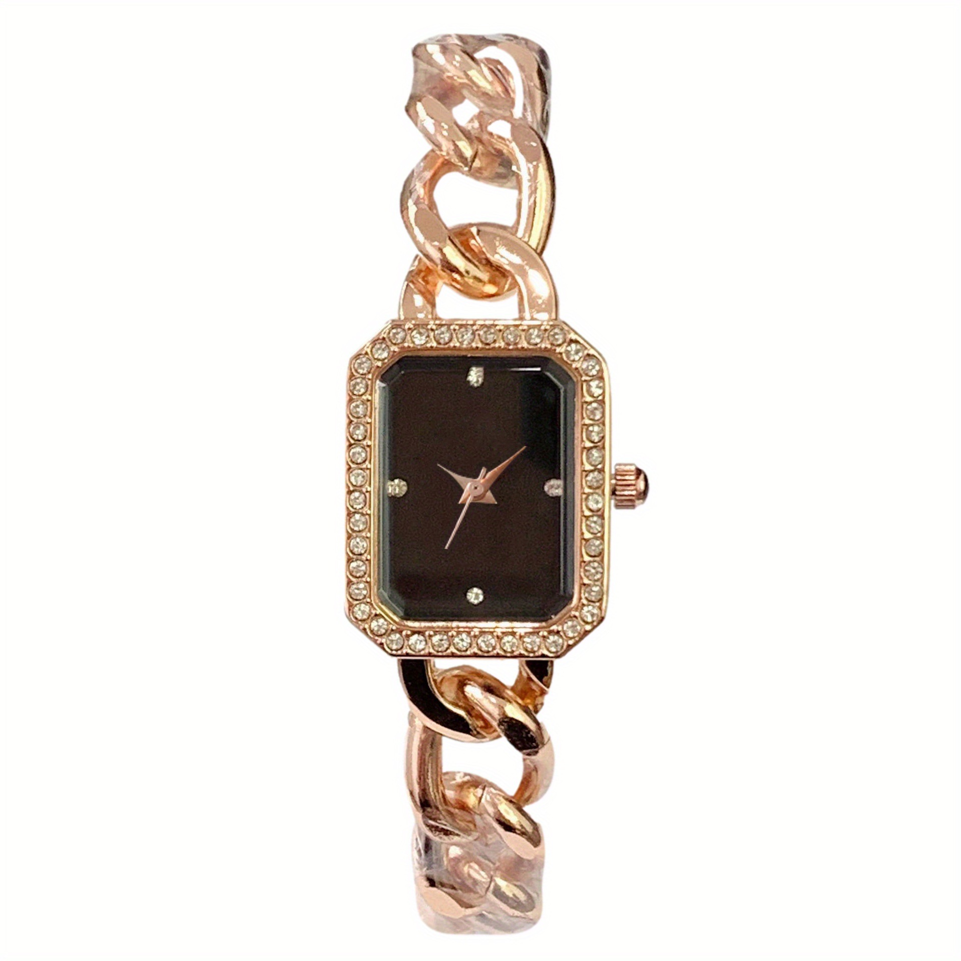 Picture of Live with Goods Hot Selling Chain Decorative Women's Bracelet Watch Distinctive Square Small Dial All-match Chanel Style Women's Watch
