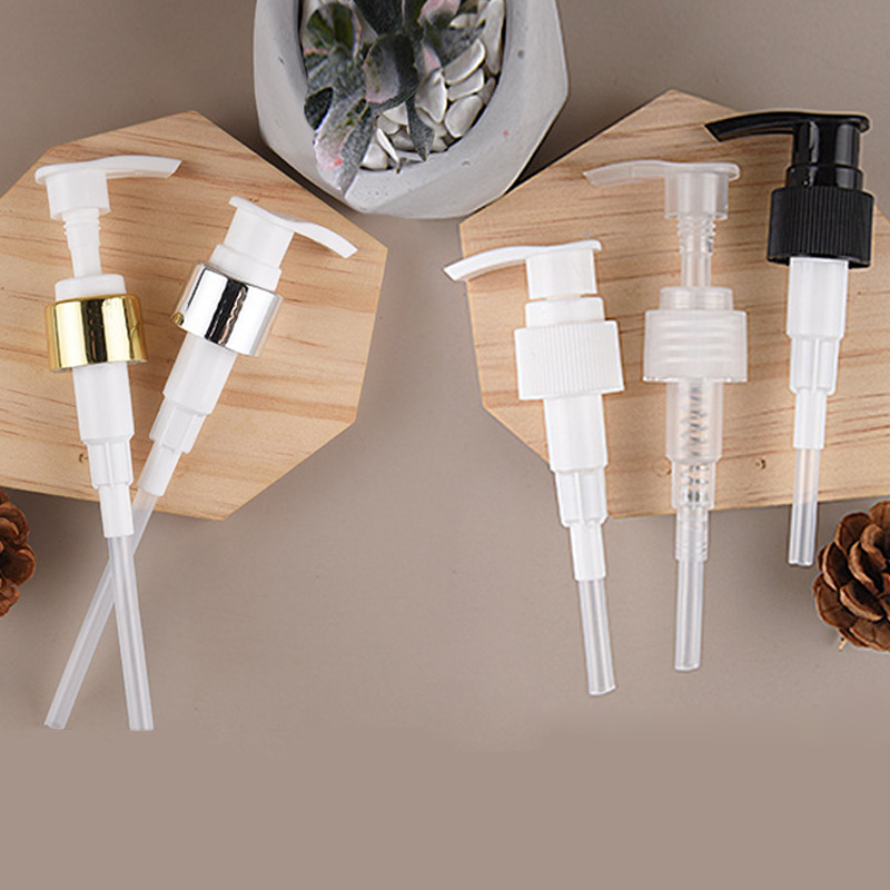 Picture of 18R20 Caliber 24 Teeth Separate Head Plastic Flip Cover Screw Cap Aluminum Cap Lotion Pump Oil Pump Spiral Pump Spray Head