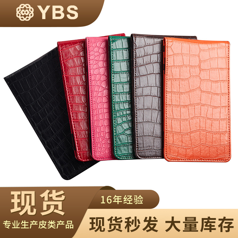 Picture of Cross-Border Hot-Selling Golf Score Book Crocodile Leather Course Record Score Competition Score Score Book Card Set