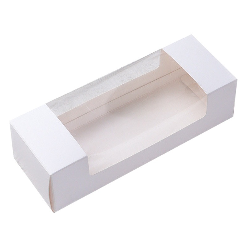White card window egg tart bread biscuit pastry packing box gift toy socks universal box
