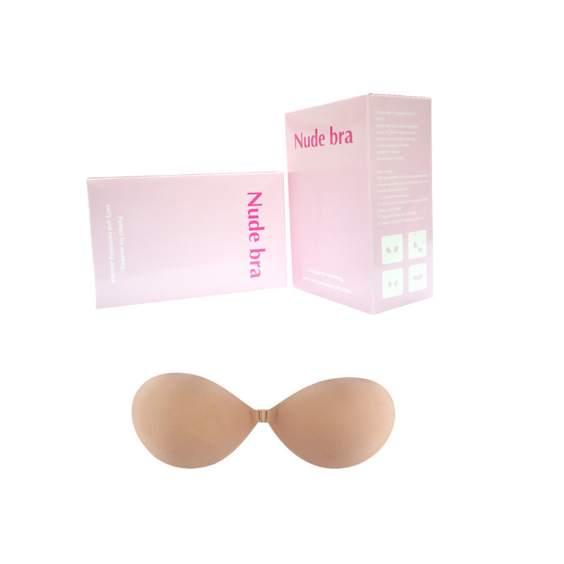 Picture of Thin Amazon Summer Big Chest Invisible Push-up Bra Women's Chest Sexy Seamless Beauty Back Underwear Silicone Breast Sticker