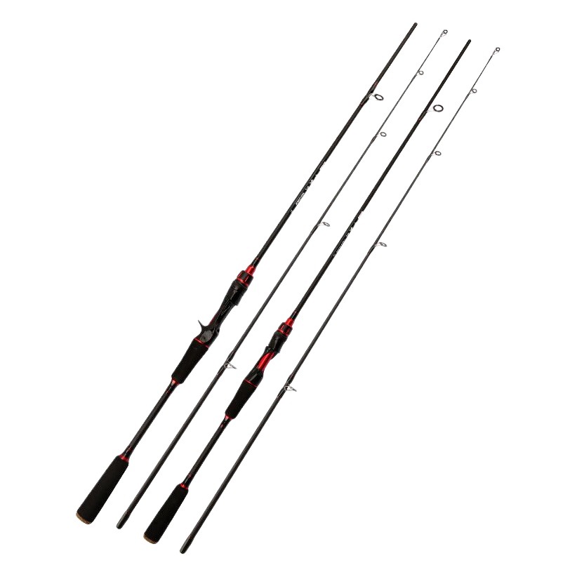 Carbon Road Rod wholesale carbon fishing rod gun handle straight handle Road Rod M ML Lightning Rod boat Rod plug fishing rod
