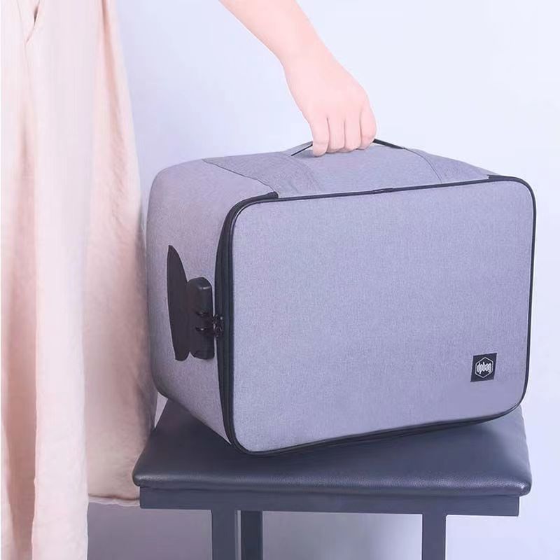 Picture of Household multi-layer large-capacity multi-function travel box certificate storage bag certificate document passport card bag finishing bag