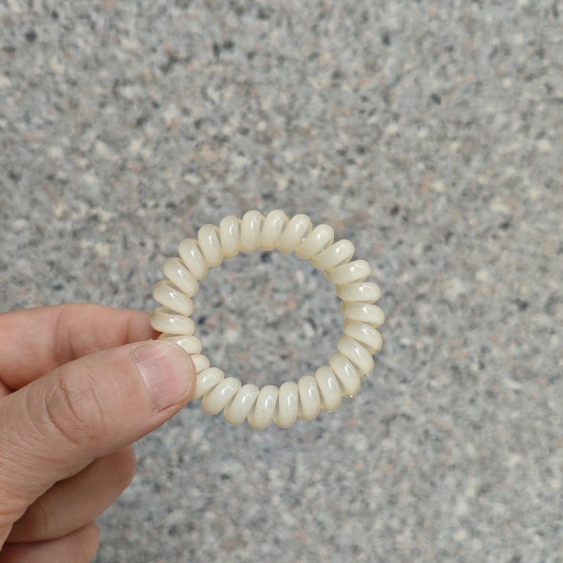 Picture of Candy Color Bold Bracelet Telephone Line Hair Ring Extra Large Rubber Band South Korea Headwear Hair Accessories Headband Spring Ring