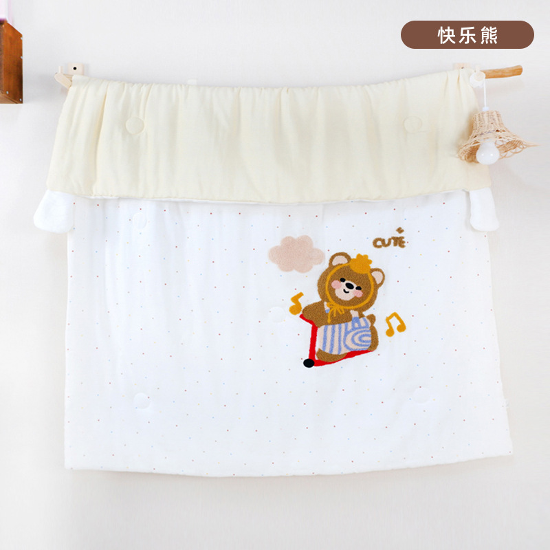 Picture of 2024 Bamboo Fiber Class a Embroidered Long-Staple Cotton Spring and Autumn Quilt Bamboo Cotton Constant Temperature Breathable Cartoon Newborn Cover Blanket for Infants and Children