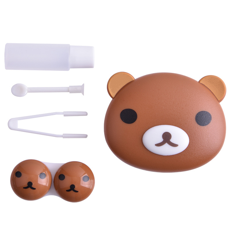 Picture of Animal Series Contact Lens Case Contact Lens Companion Box Cartoon Shape Contact Lens Nursing Box Portable
