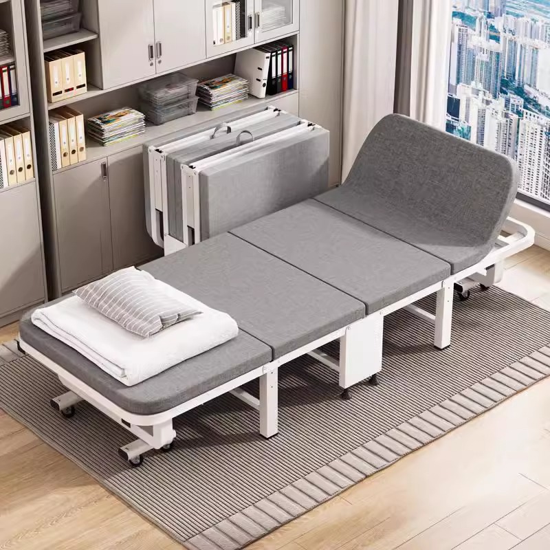 Lunch break bed folding office folding bed lunch break nap bed hospital escort bed single bed storage foldable