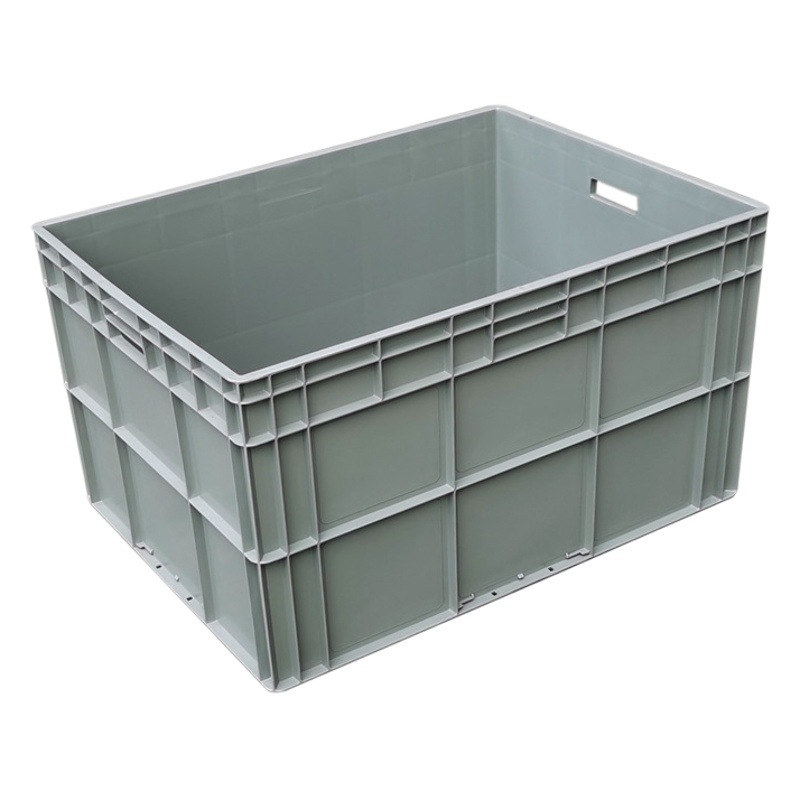 Extra large industrial logistics box EU plastic running rectangular turnover box thickened plastic fruit vegetable basket with lid