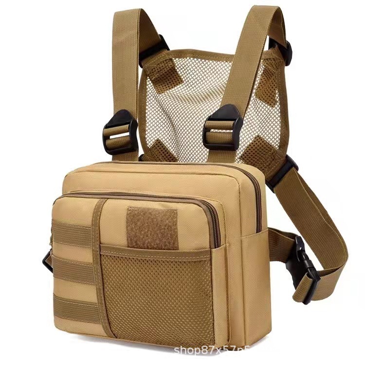 Picture of Tactical Chest Bag, Sports Running Vest Bag, Camouflage Functional Backpack, Trendyy Casual Vest, Chest Hanging Camouflage Bag