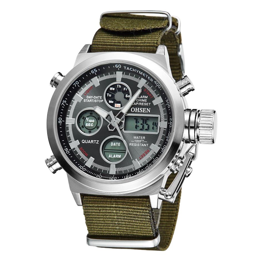 OHSEN Aosheng AD1601 Sports Watch Quartz Watch Waterproof Mountaineering Men's Casual Watch Watch