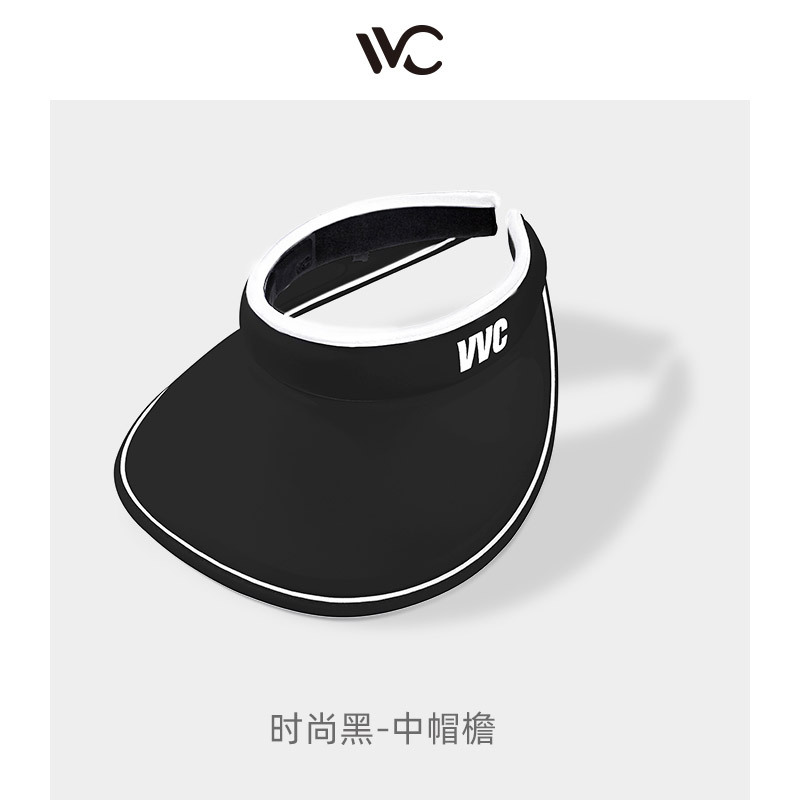 Picture of VVC sunscreen cap summer sports anti-ultraviolet large brim sun hat adult men and women outdoor empty top sun hat