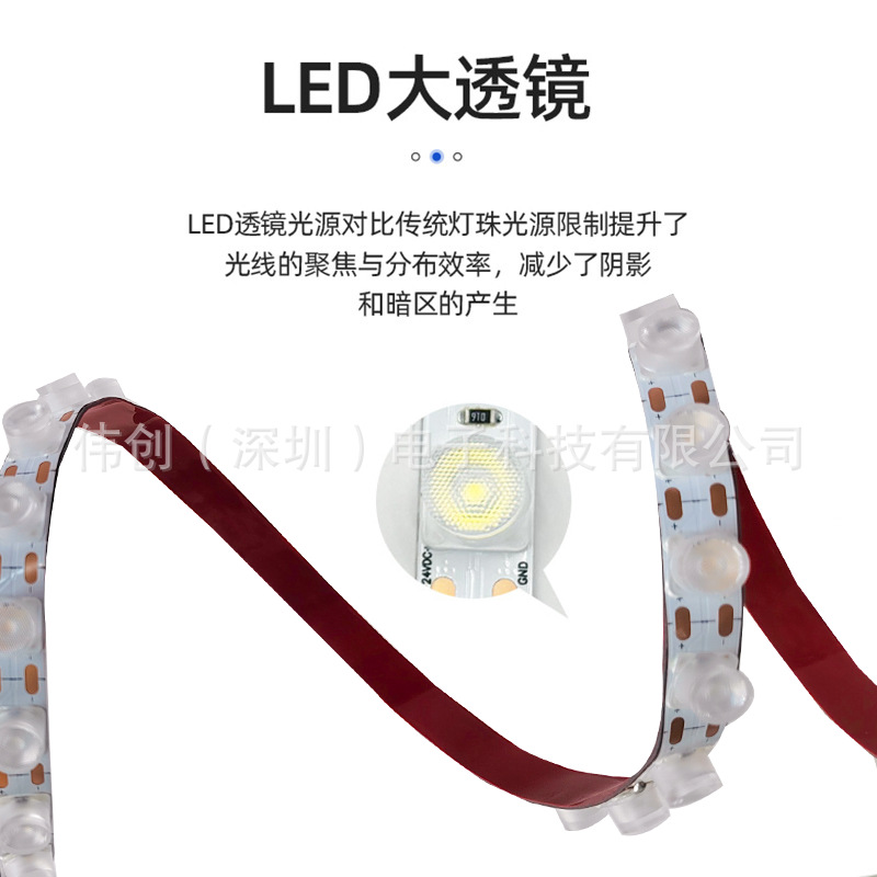 Picture of Led flexible wall washer light with safety low voltage DC24V bare board soft light with wholesale indoor room living room atmosphere light