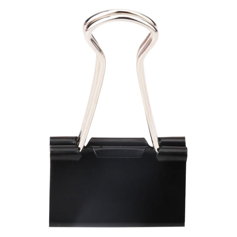 Diamond Black long tail clip Office folder multi-specification bill clip iron ticket clip dovetail clip factory best-selling