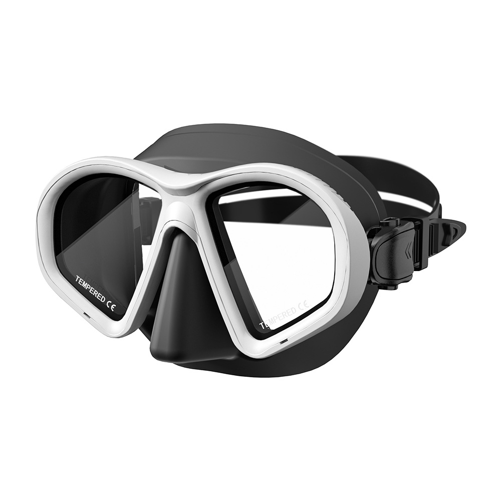 Picture of Free diving glasses myopia lens diving mirror camera bracket silicone snorkeling mirror snorkeling equipment