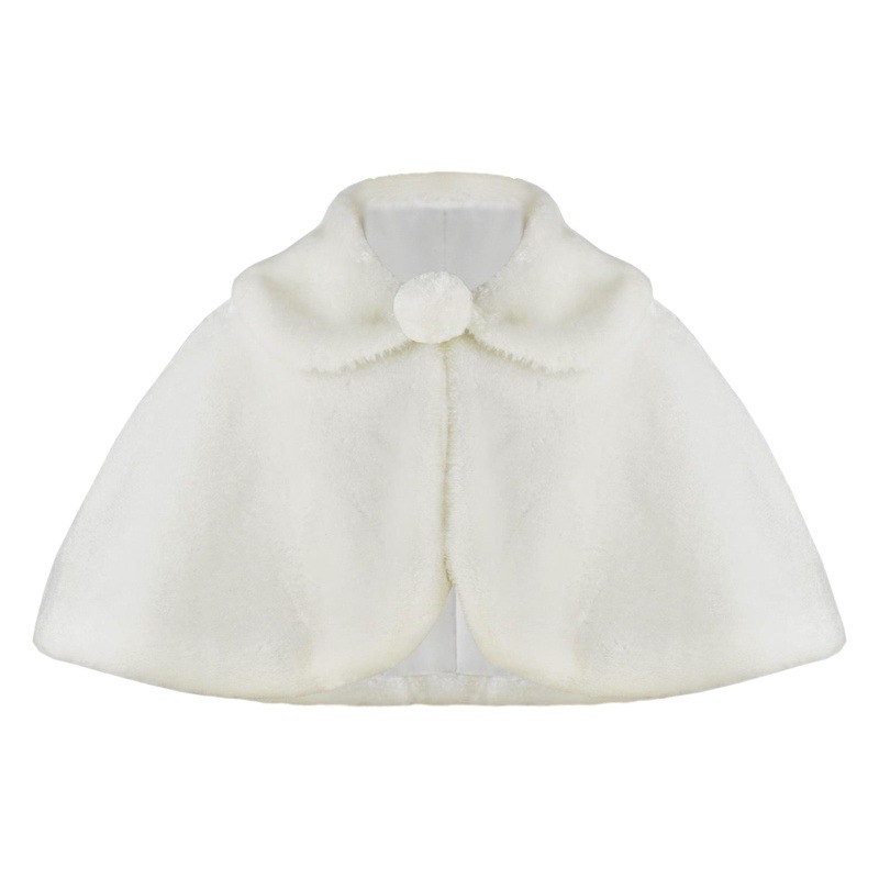Amazon Ebay Fur Shawl Girls Princess Dress Accessories Hyacinth Flying Flower Girl Waistcoat Child Cloak Cloak