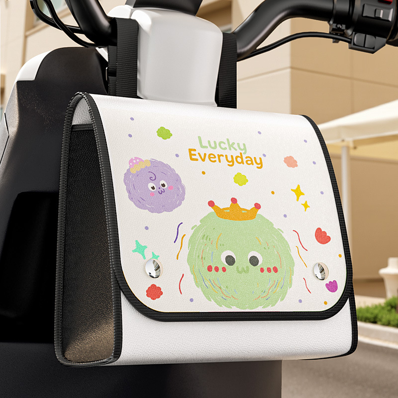 Picture of Electric Car Hanging Bag Front Rainproof Hanging Bag Bicycle Storage Bag Large Capacity Charger Storage Bag