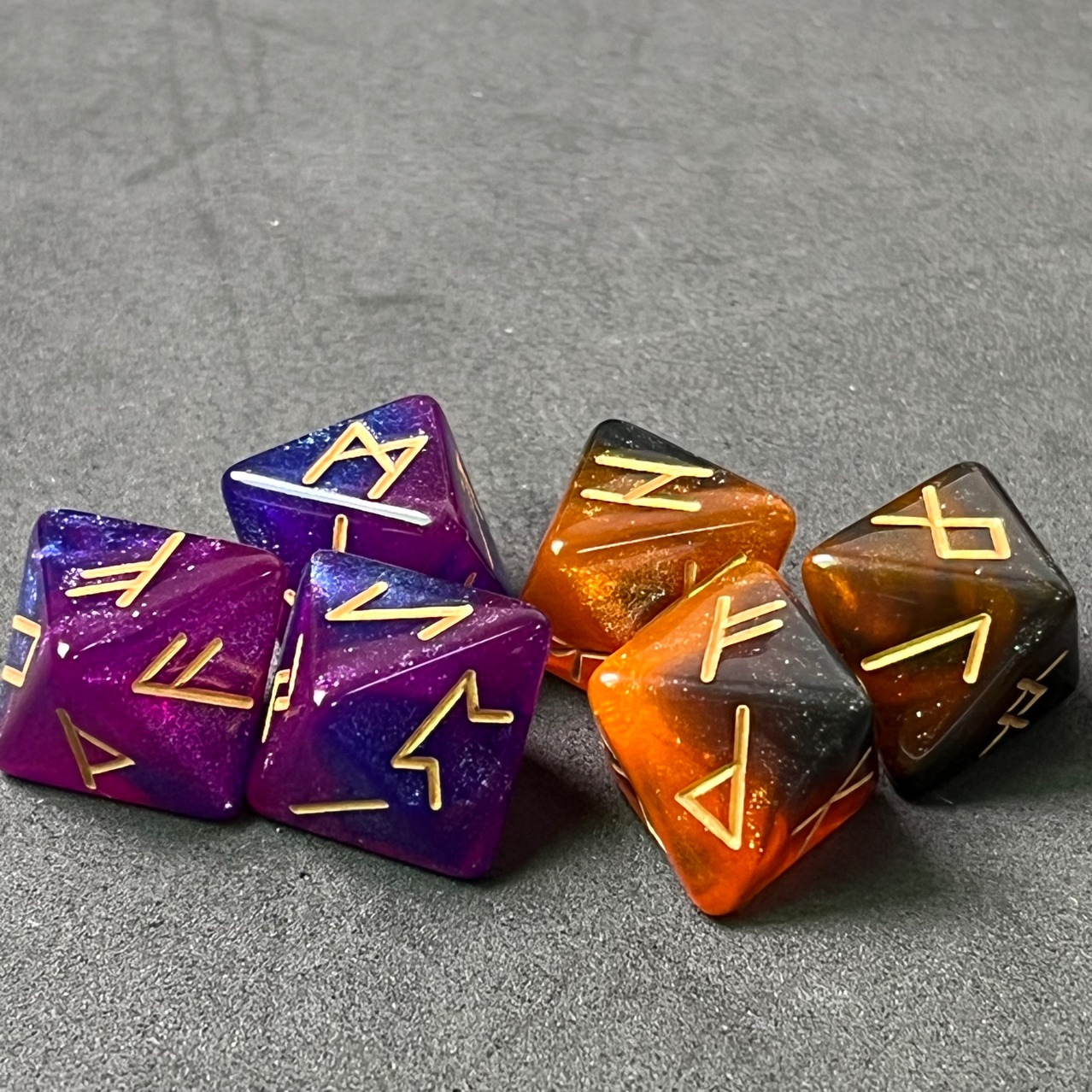 8-sided Rune Dice Eight-sided Dream Star Rune Rune Dice European and American Constellation Mysterious Erudite Luck Dice