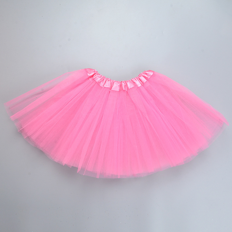 Picture of Amazon Exclusive Skirt Ballet Skirt Three-Layer Six-Piece Mesh Kidsren's Tutu Skirt Performance Clothing Organza Skirt