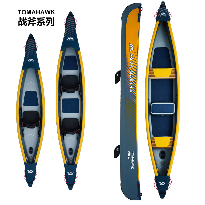 Picture of AquaMarina Tomahawk Tomahawk Single Double Triple AIR-C Inflatable Canoe Kayak